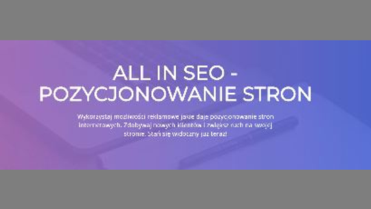 Pozycjonowanie stron ALL IN SEO