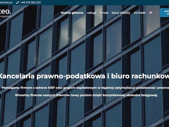 Klariteo – Kancelaria prawno – podatkowa i biuro rachunkowe
