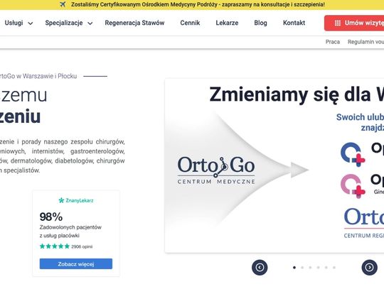 Placówka OpenMed - OrtoGo Warszawa - Wola