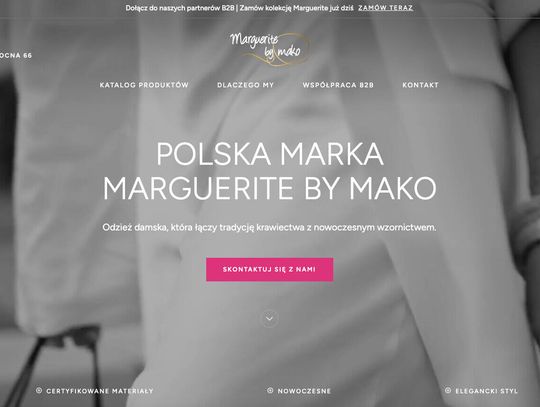 Producent odzieży - Marguerite by Mako Producent odzieży - Marguerite by Mako