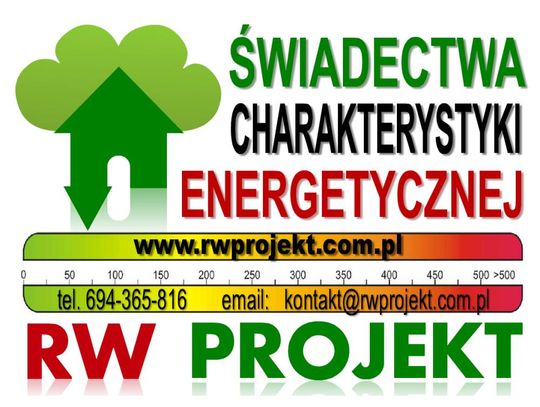 RW Projekt Białystok - świadectwa charakterystyki energetycznej RW Projekt Białystok - świadectwa charakterystyki energetycznej