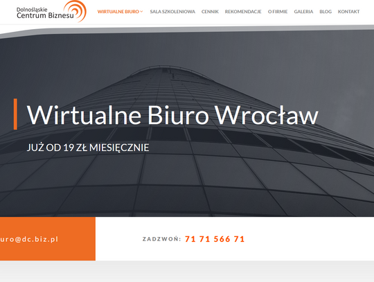 Wirtualne Biuro Wrocław - Dolnośląskie Centrum Biznesu