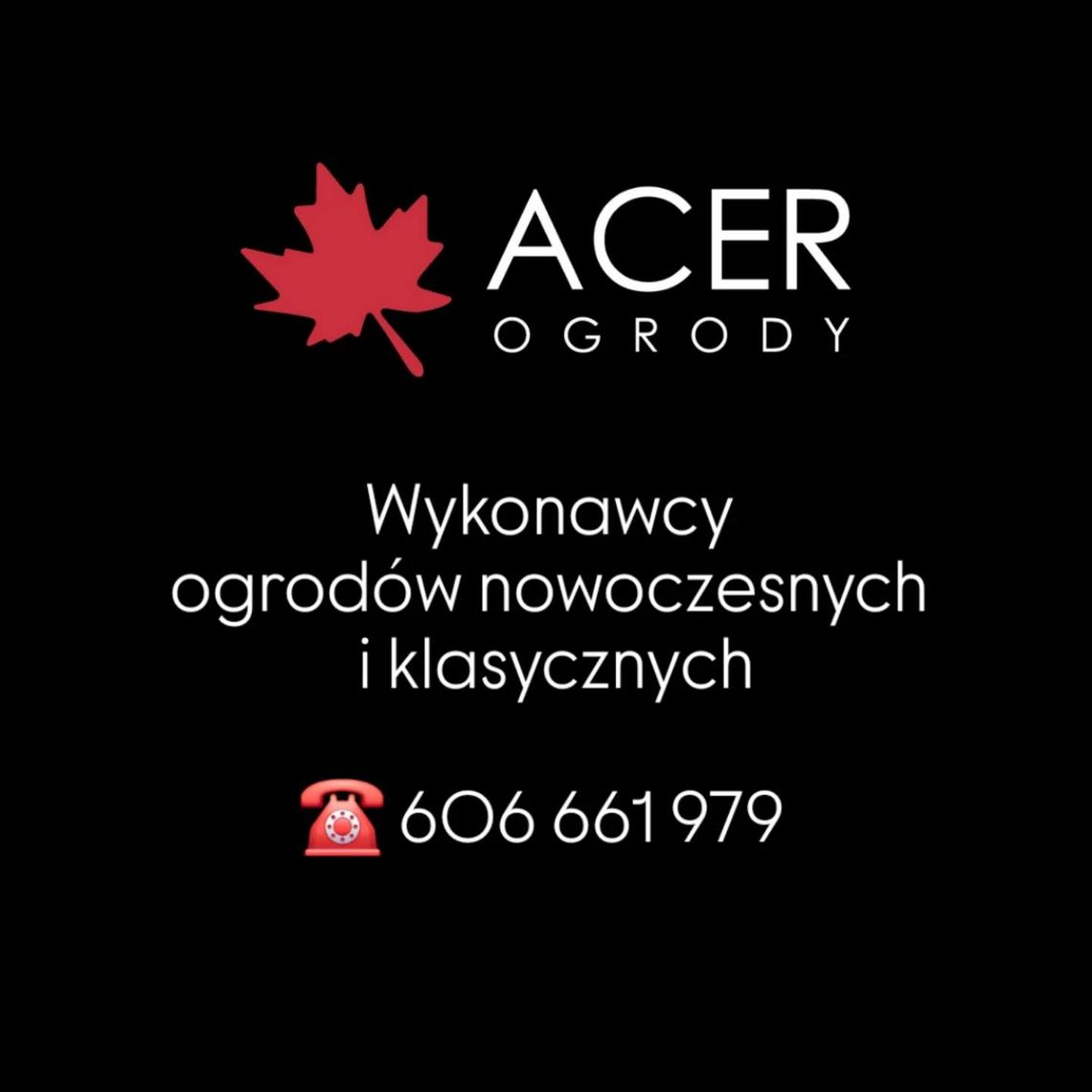 ACER OGRODY Białystok - Projektowanie - Zakładanie - Pielęgnacja i Nawadnianie ogrodu