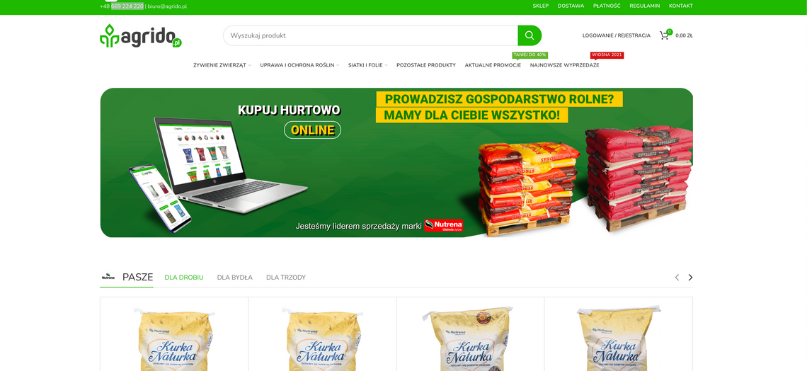 Agrido.pl - wszystko do gospodarstwa rolnego! 