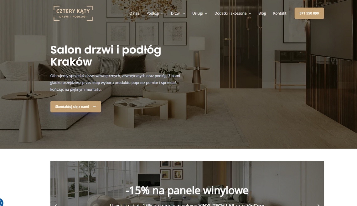 Cztery Kąty - salon drzwi i podłóg