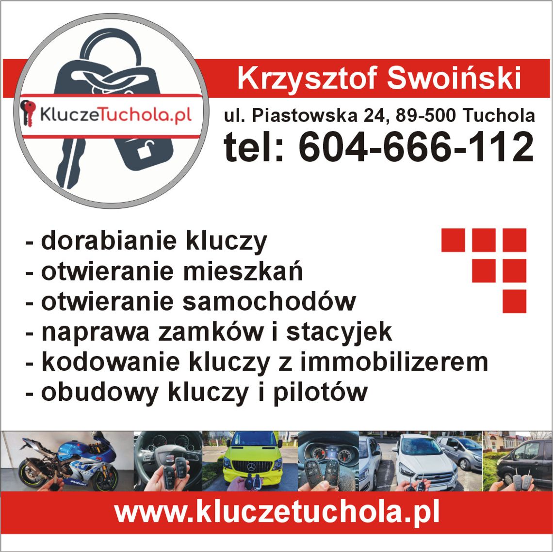 Krzysztof Swoiński - Dorabianie Kluczy Tuchola - Awaryjne Otwieranie Samochodów - Zegarmistrz