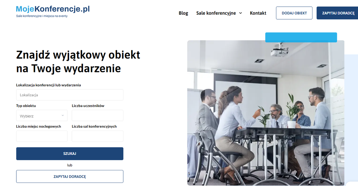 Mojekonferencje.pl  - sale konferencyjne