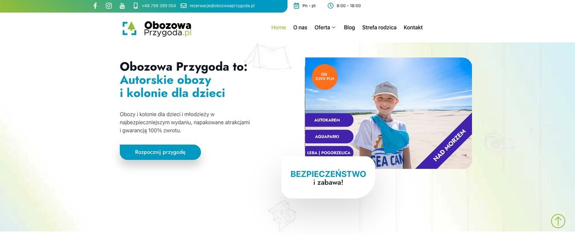 Obozowa Przygoda - Kolonie Dla Dzieci i Obozy Młodzieżowe