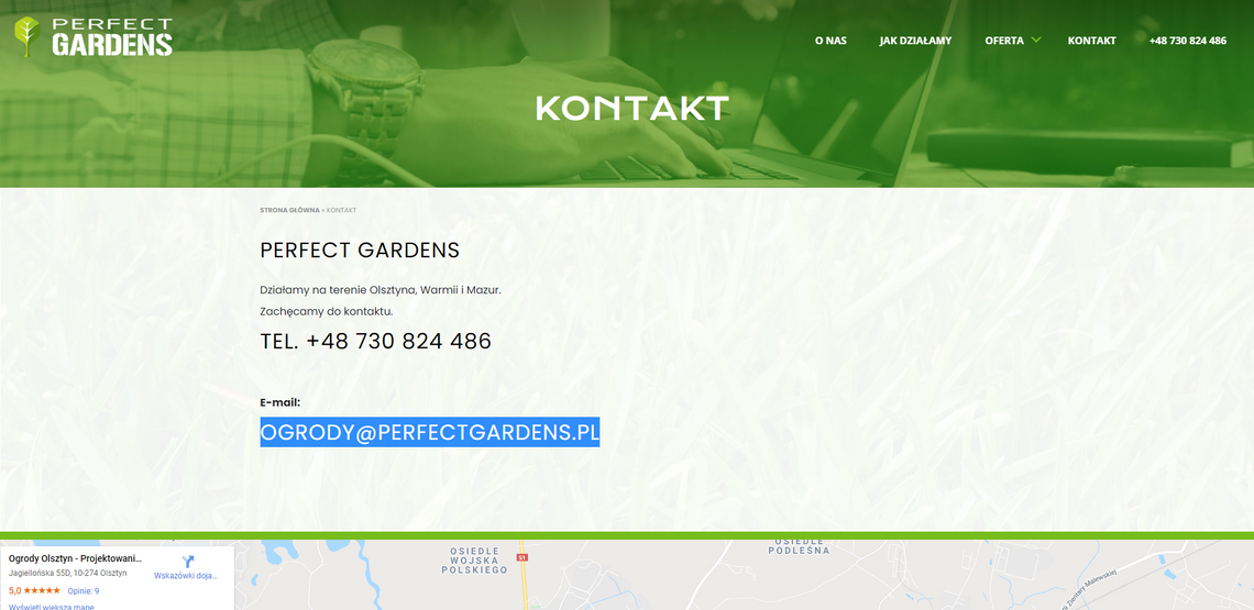 Ogrody Olsztyn - Projektowanie i Budowa Perfect Gardens