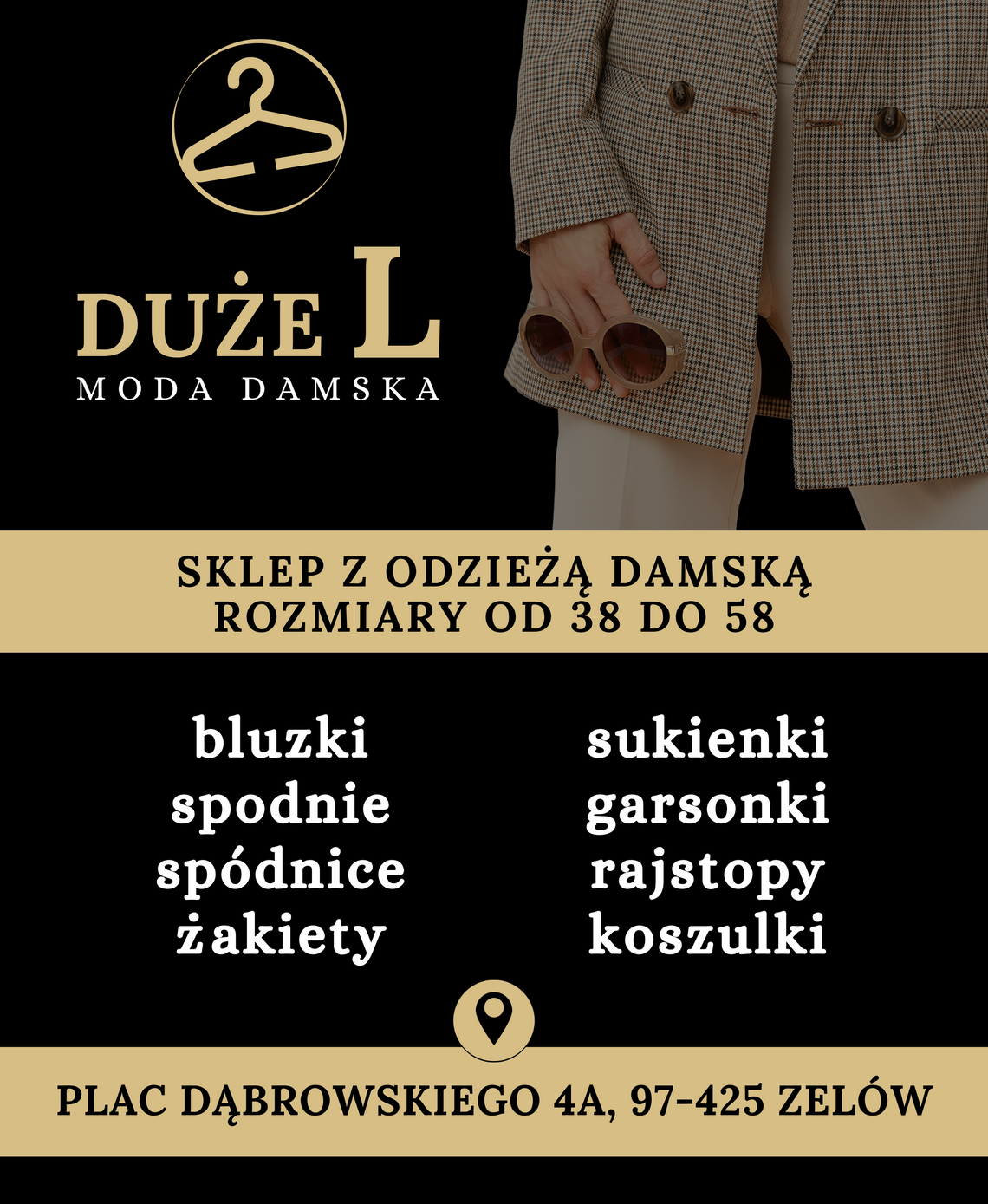 Sklep Odzieżowy DUŻE L - moda damska Zelów