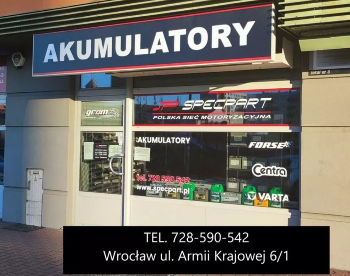 Specpart Akumulatory Wrocław