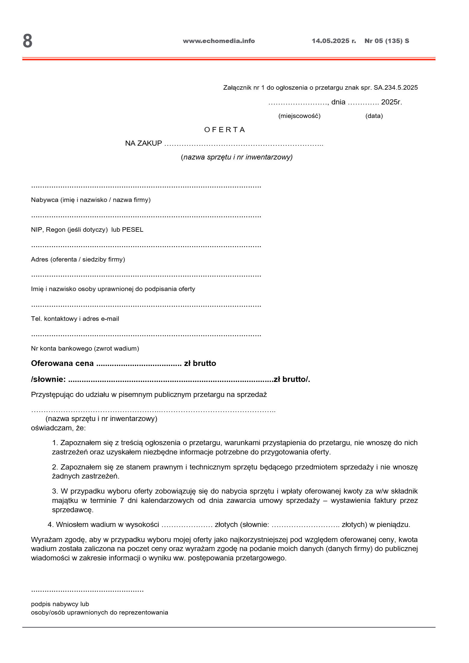 ECHOTYGONIK nr 5/2025 - strona 8
