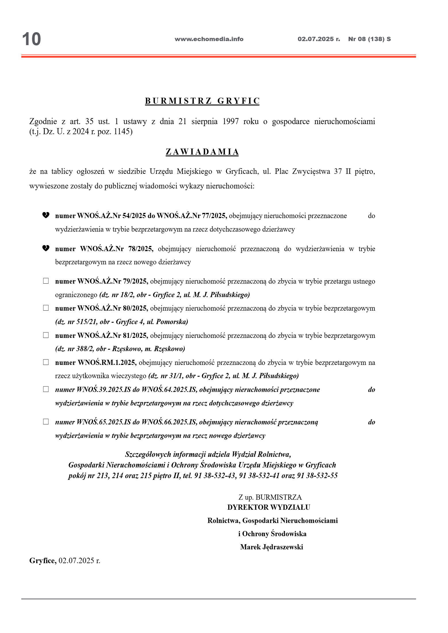 ECHOTYGONIK nr 8/2025 - strona 10