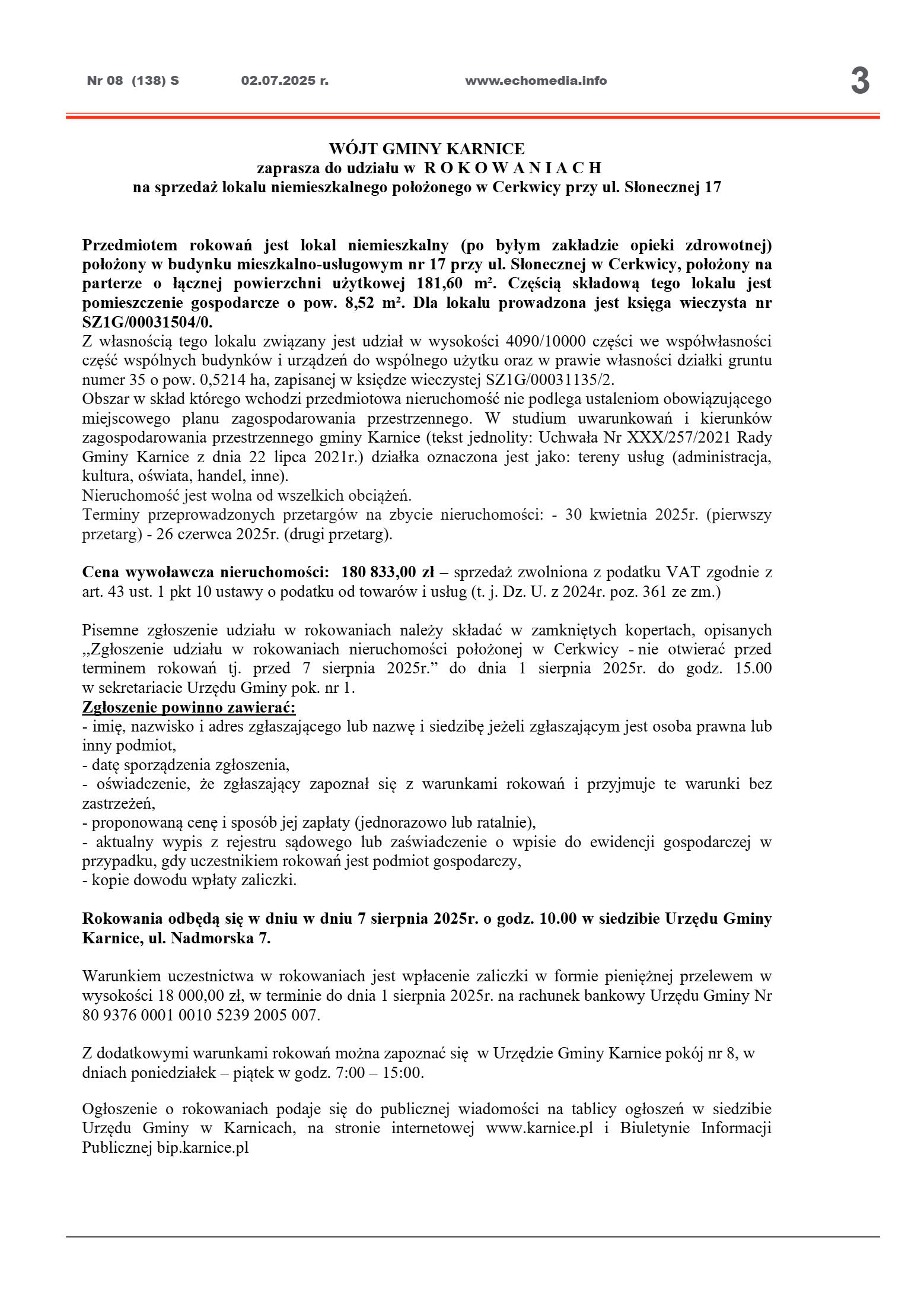 ECHOTYGONIK nr 8/2025 - strona 3