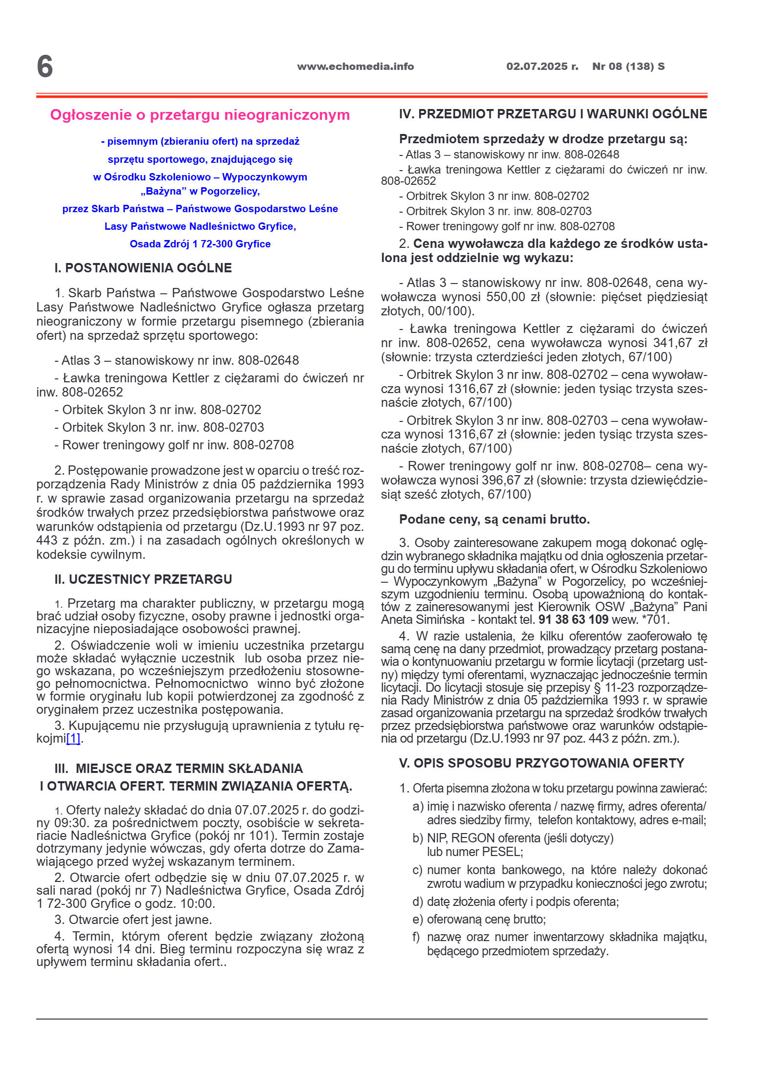 ECHOTYGONIK nr 8/2025 - strona 6