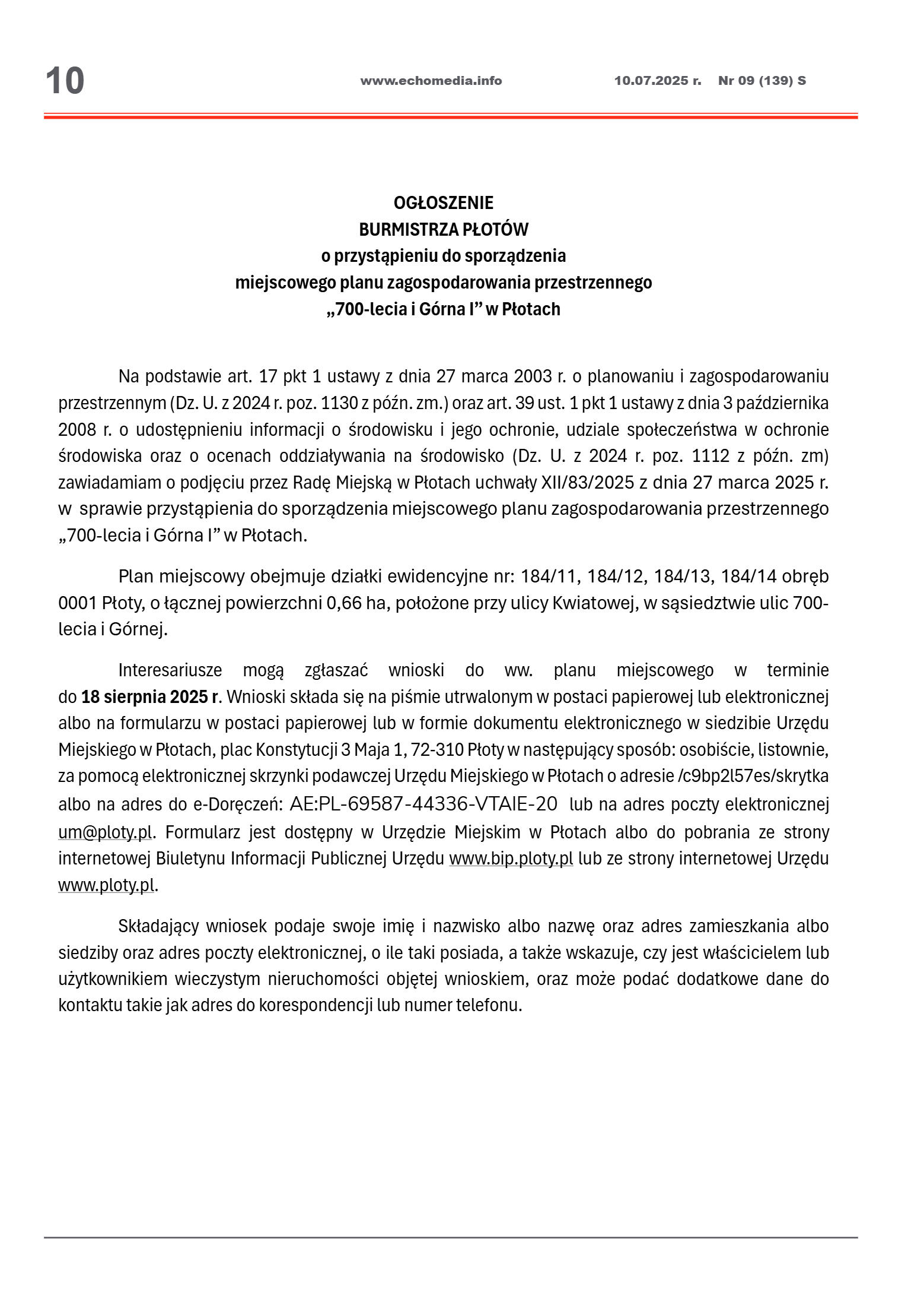 ECHOTYGONIK nr 9/2025 - strona 10