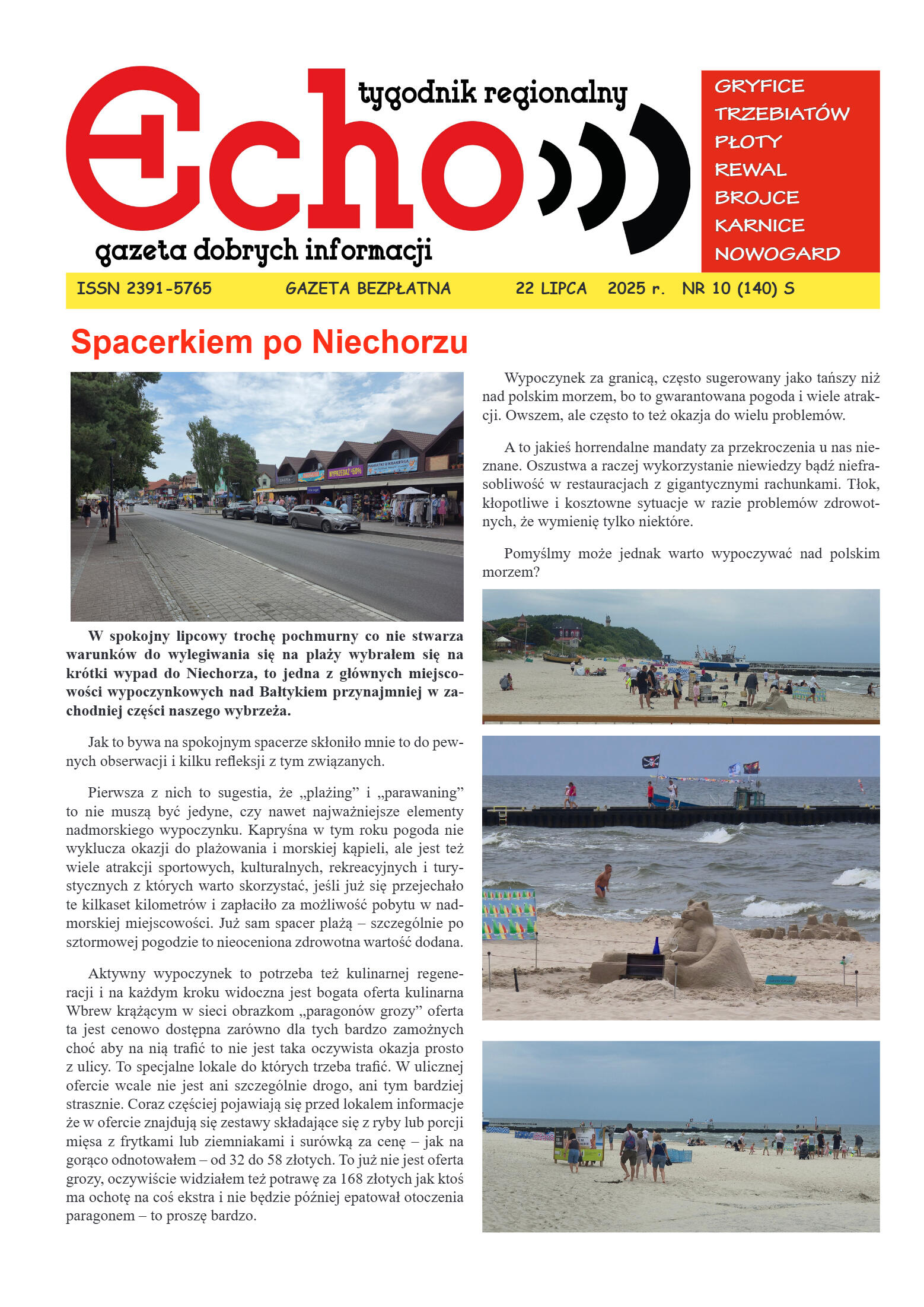 ECHOTYGODNIK 10/2025 - strona 1