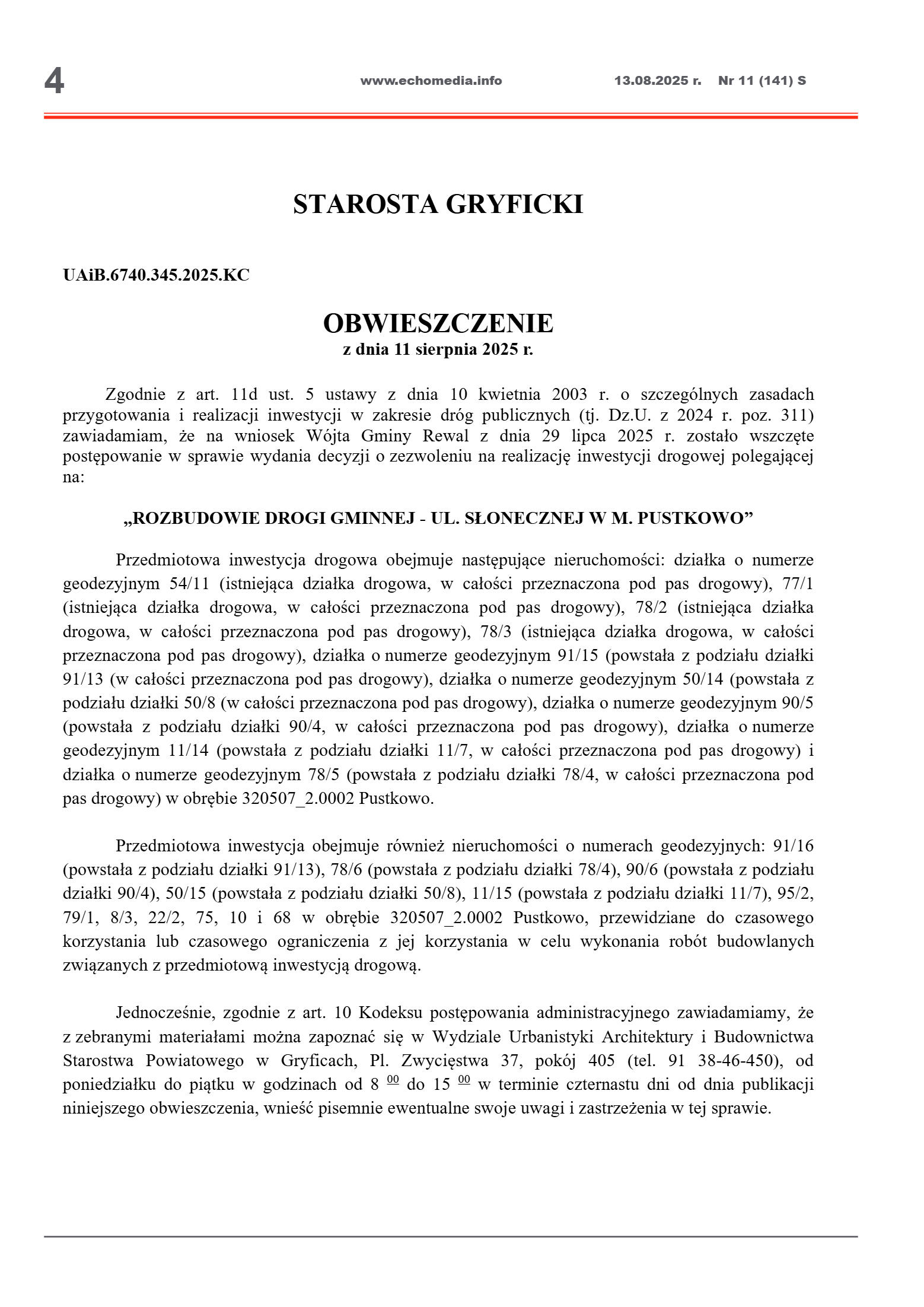 ECHOTYGODNIK 11/2025 - strona 4