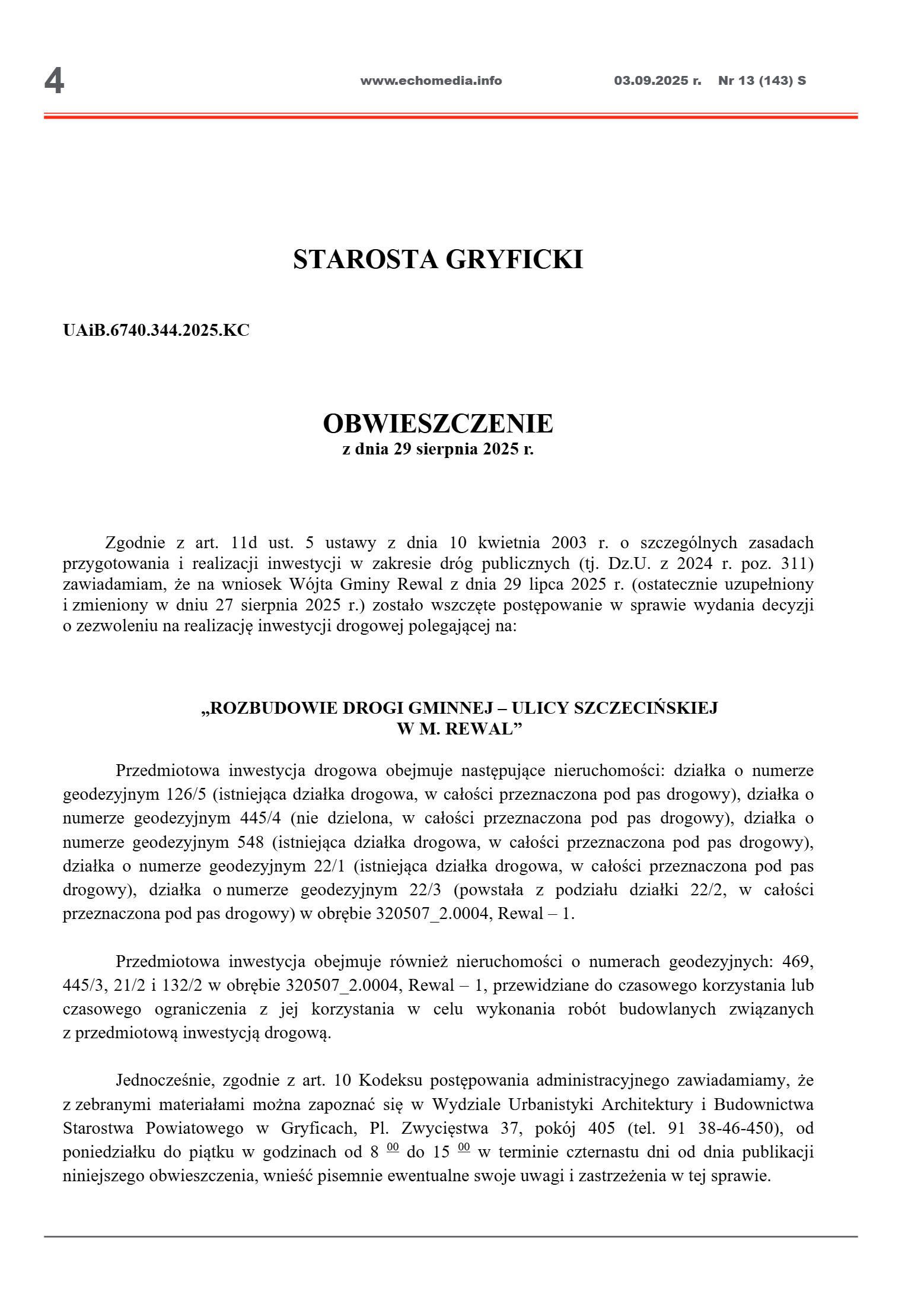 ECHOTYGODNIK 13/2025 - strona 4