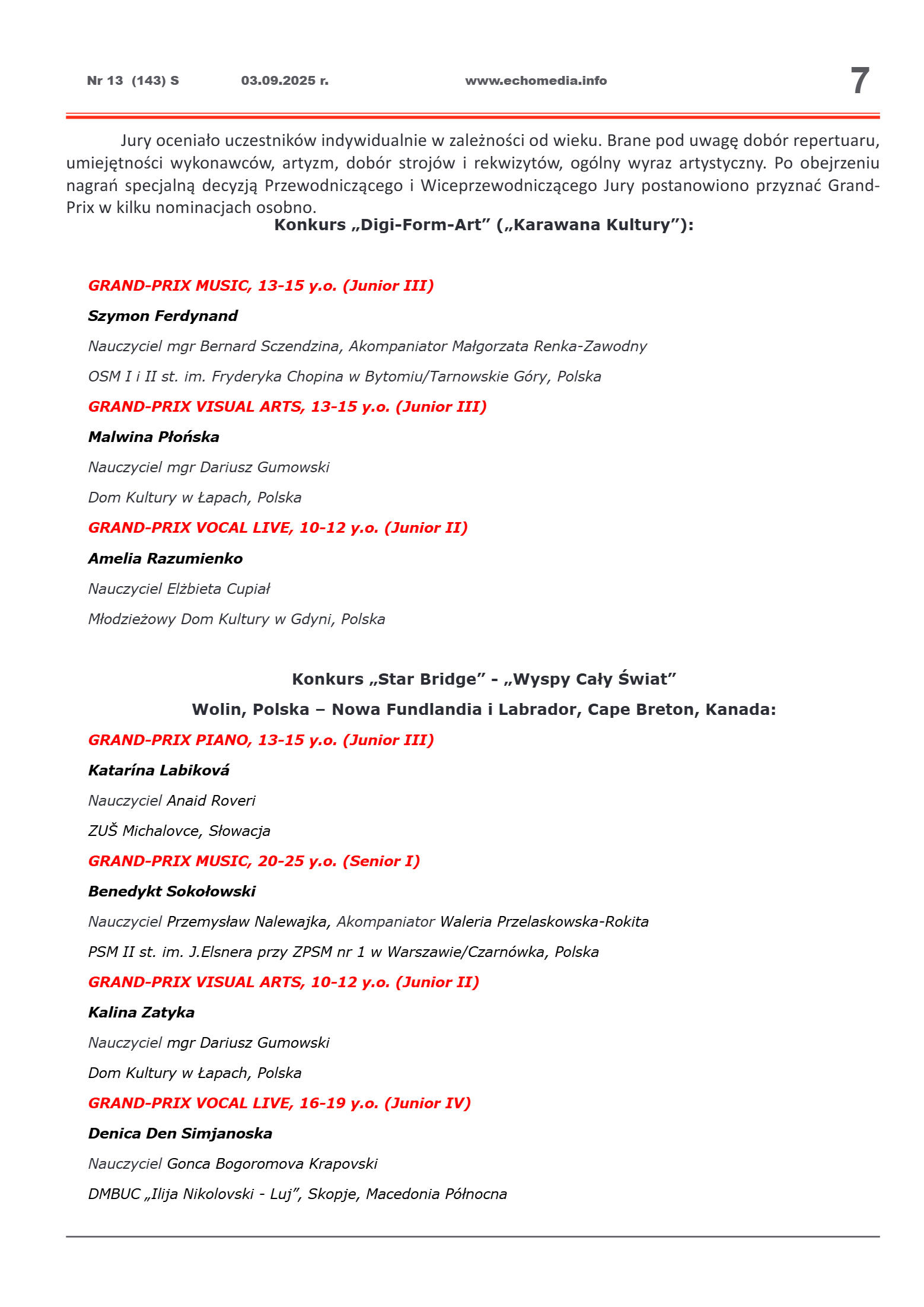 ECHOTYGODNIK 13/2025 - strona 7