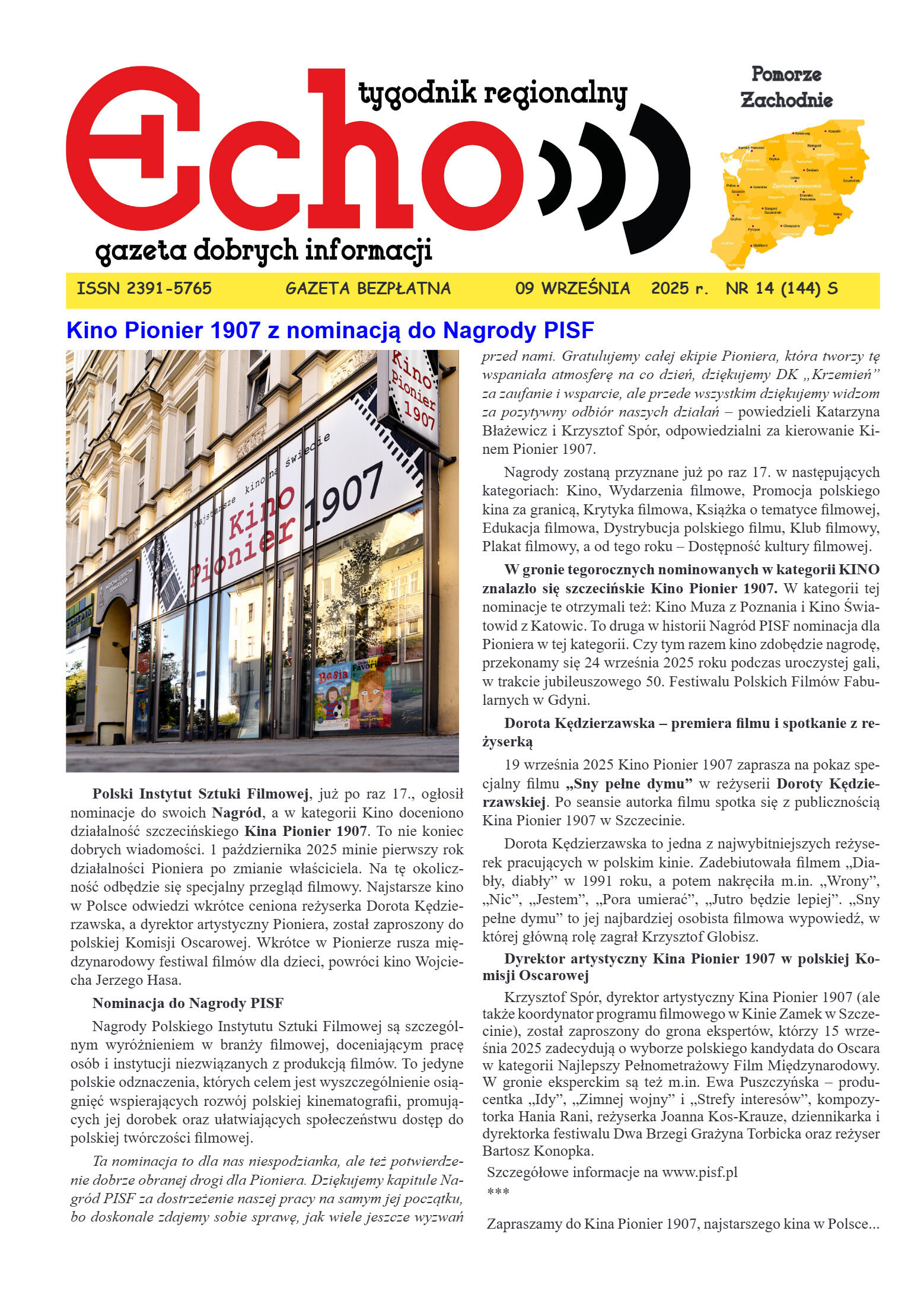 ECHOTYGODNIK 14/2025 - strona 1
