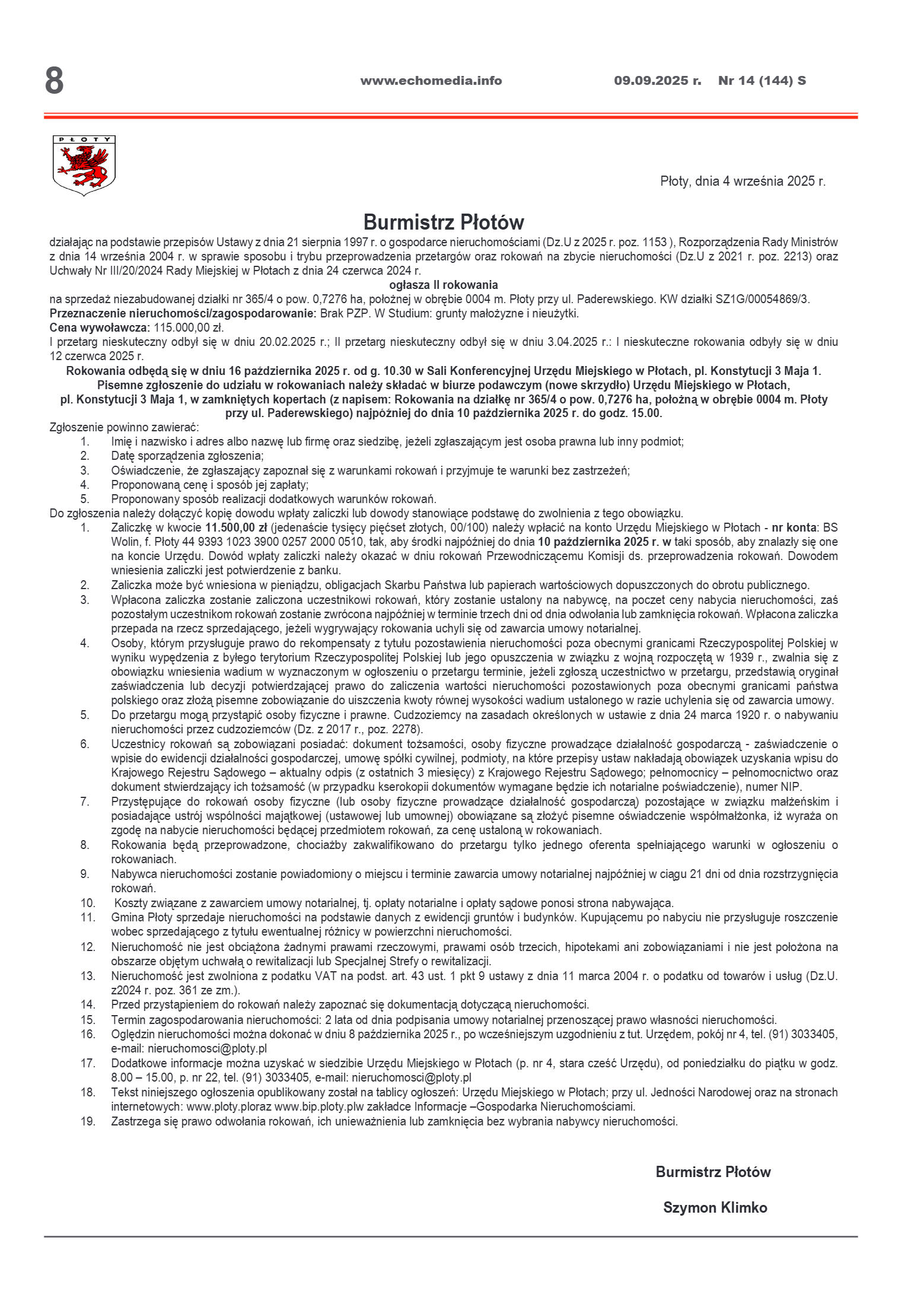 ECHOTYGODNIK 14/2025 - strona 8