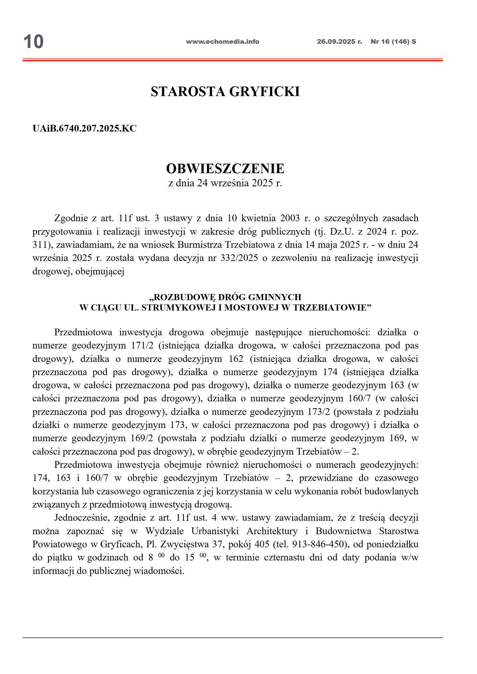 ECHOTYGODNIK 16/2025 - strona 10