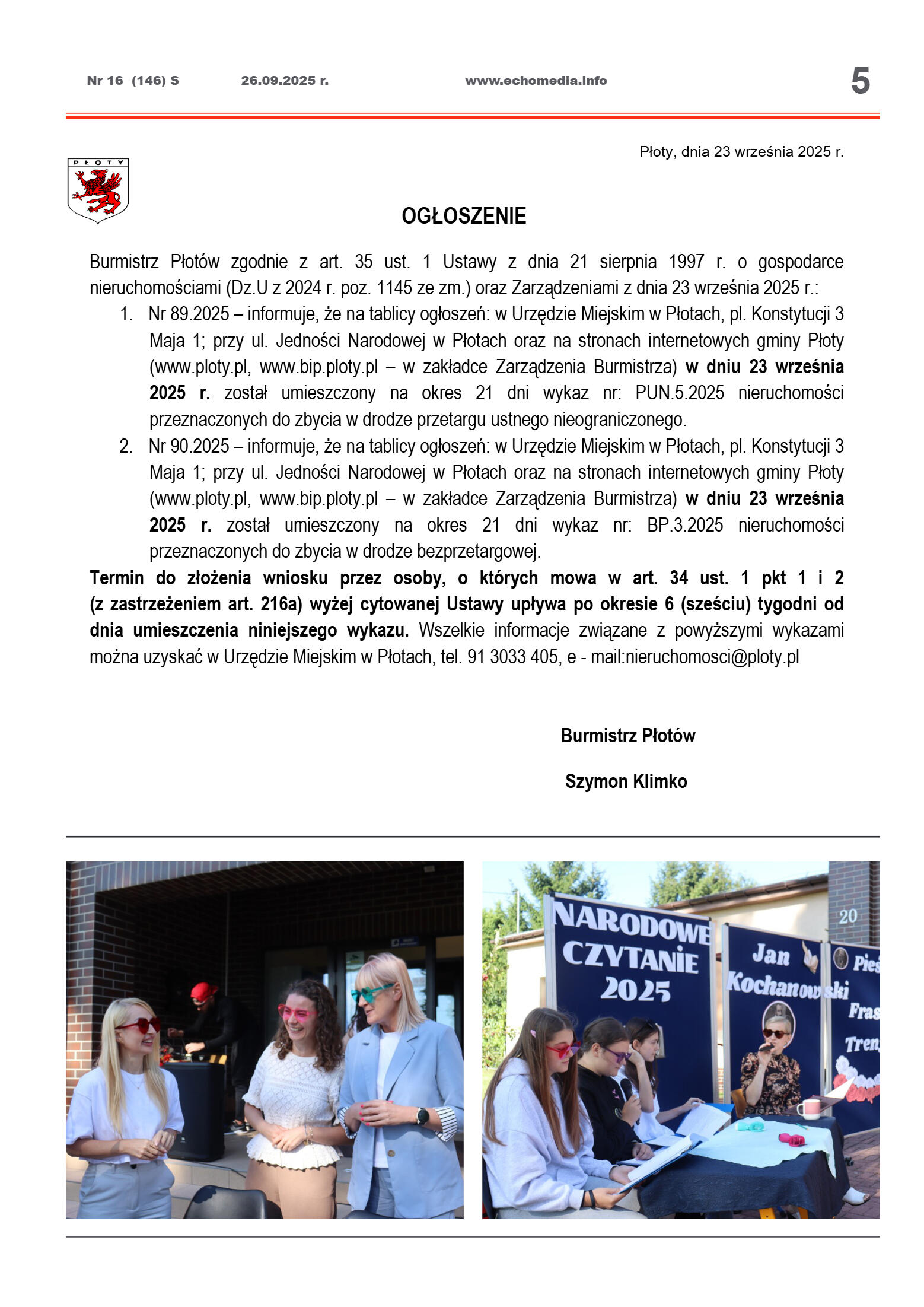 ECHOTYGODNIK 16/2025 - strona 5