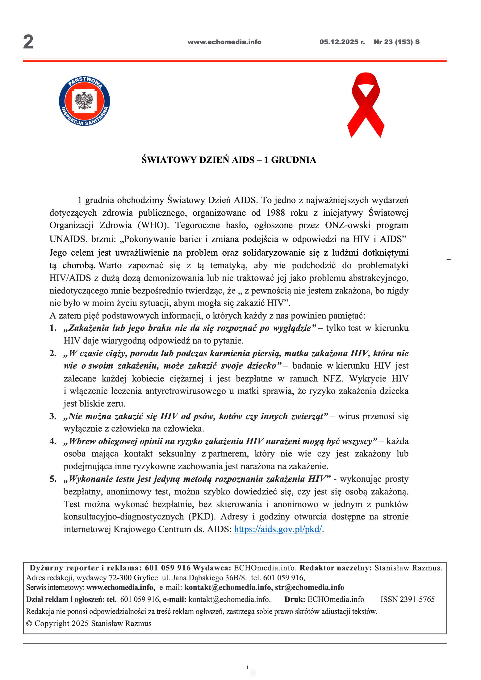 ECHOTYGODNIK 21/2025 - strona 2