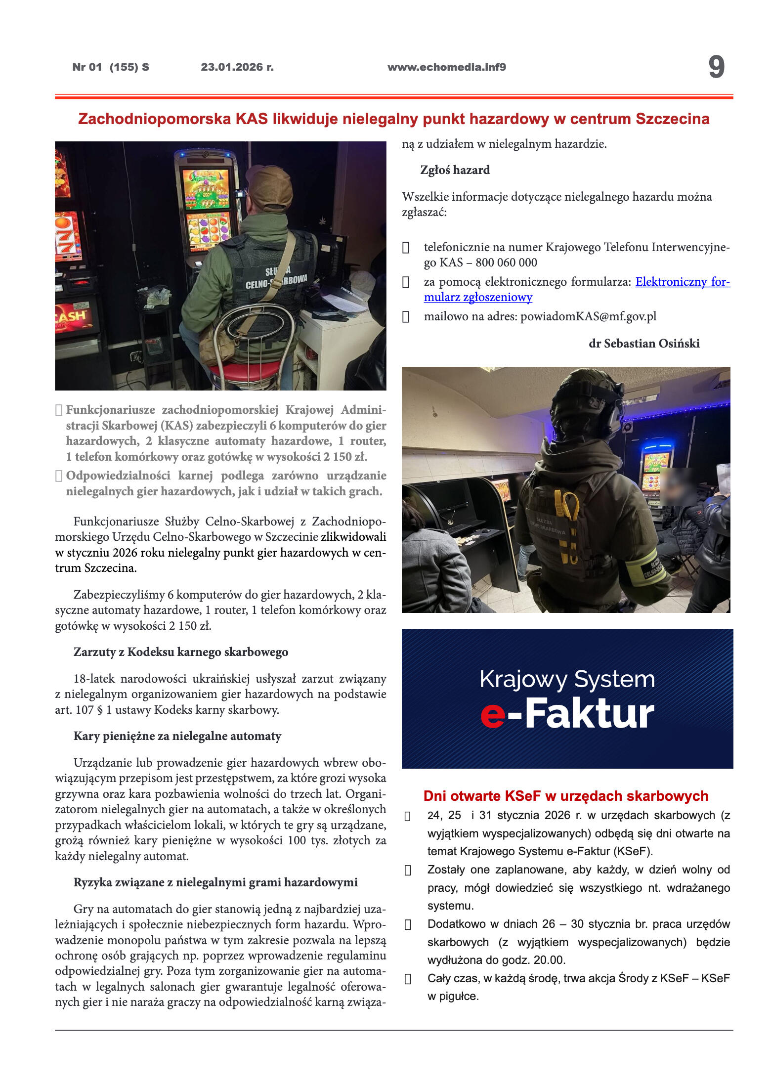 ECHOTYGODNIK 01/2026 - strona 9