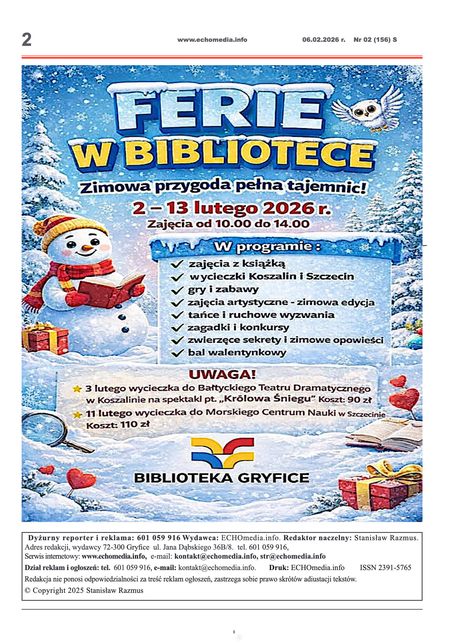 ECHOTYGODNIK 02/2026 - strona 2