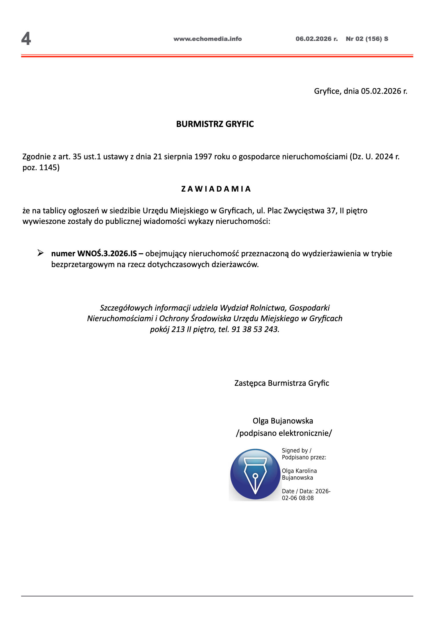 ECHOTYGODNIK 02/2026 - strona 4