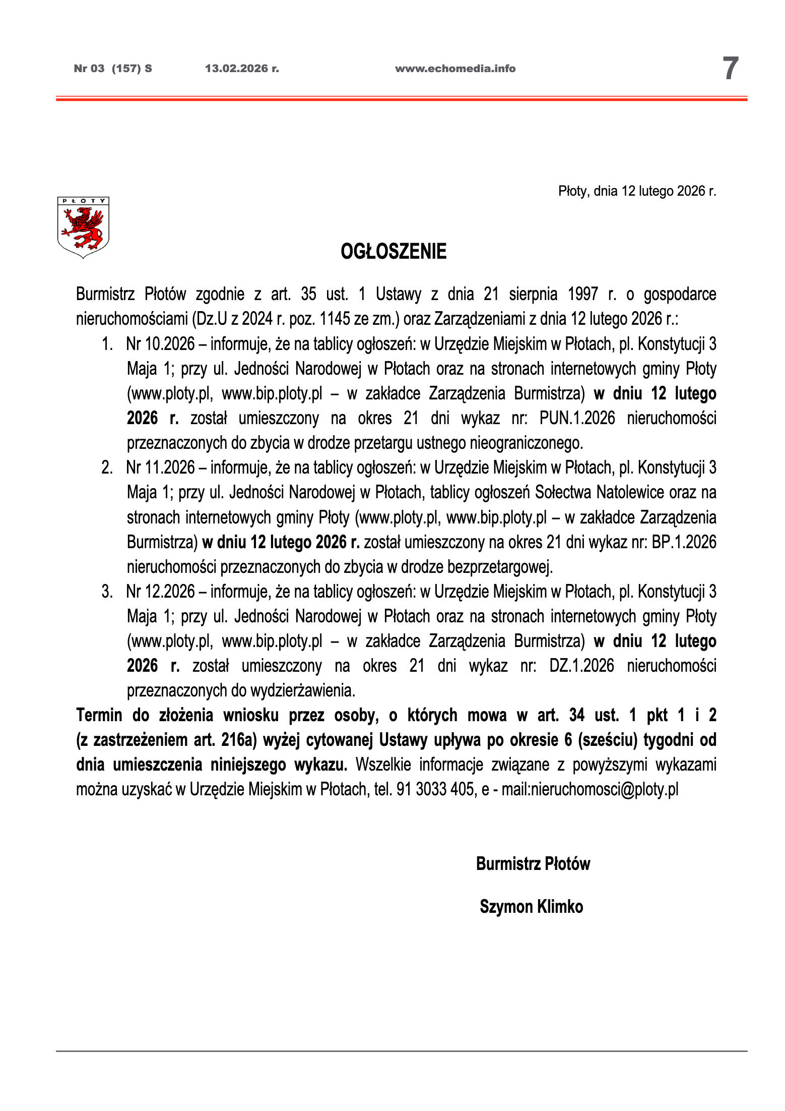 ECHOTYGODNIK 03/2026 - strona 7