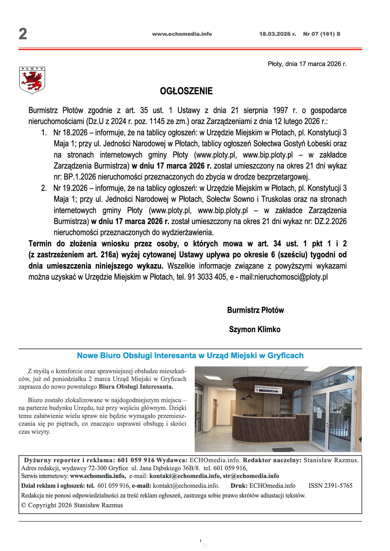 ECHOTYGODNIK 07/2026 - strona 2