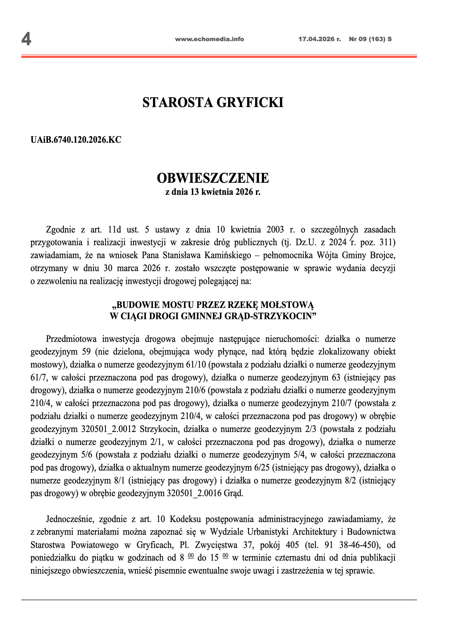 ECHOTYGODNIK 09/2026 - strona 4