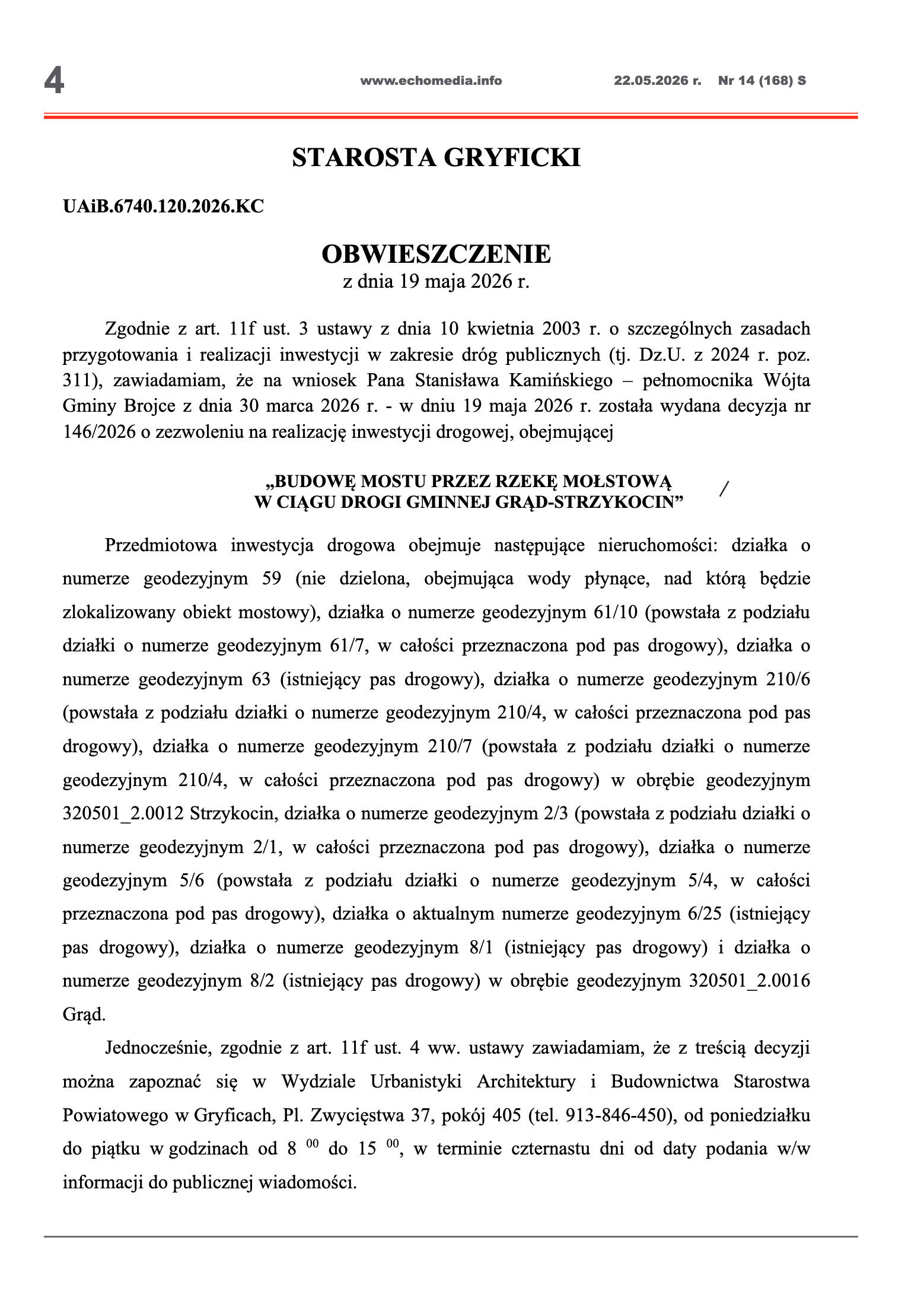 ECHOTYGODNIK 14/2026 - strona 4
