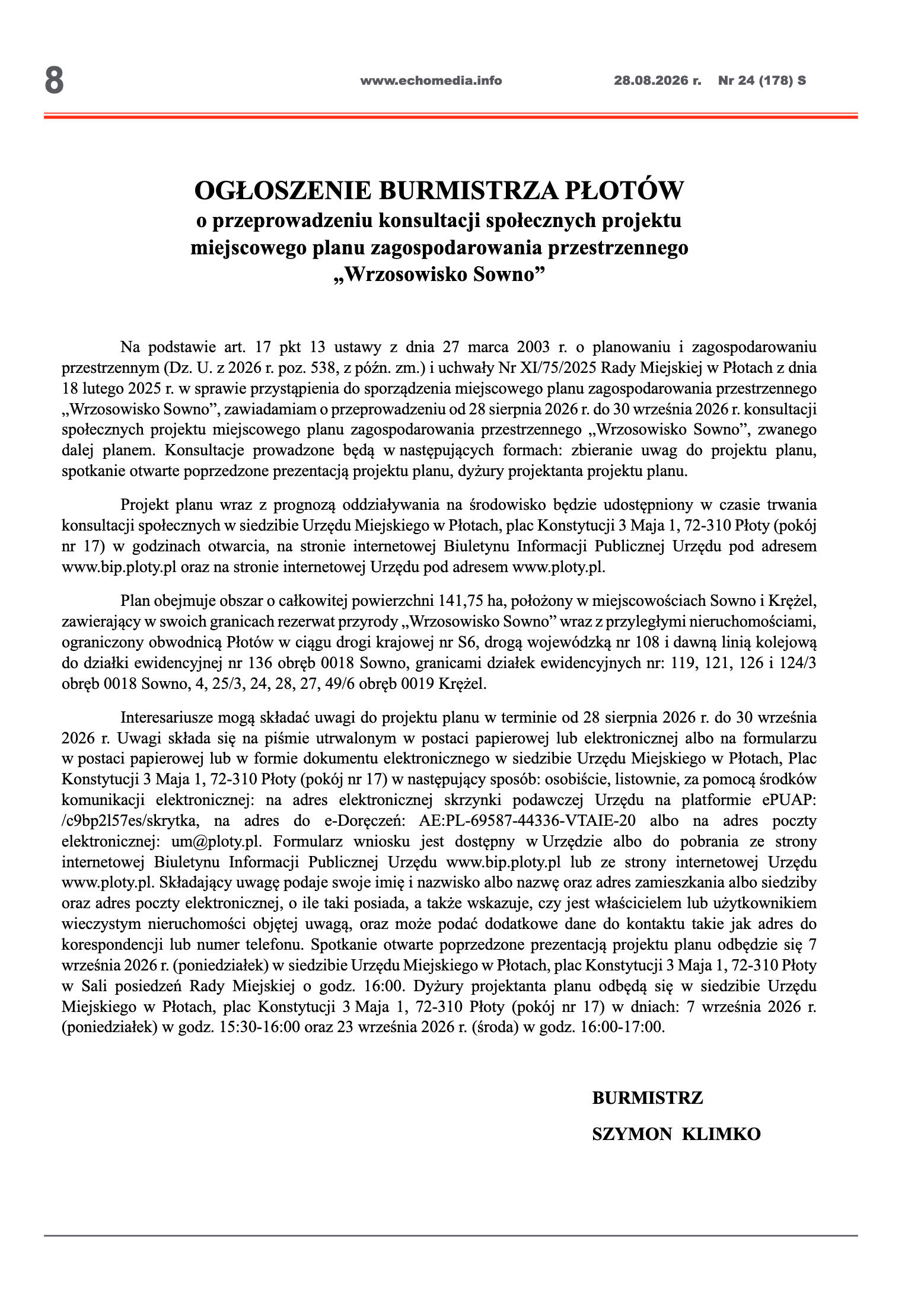 ECHOTYGODNIK 24/2026 - strona 8